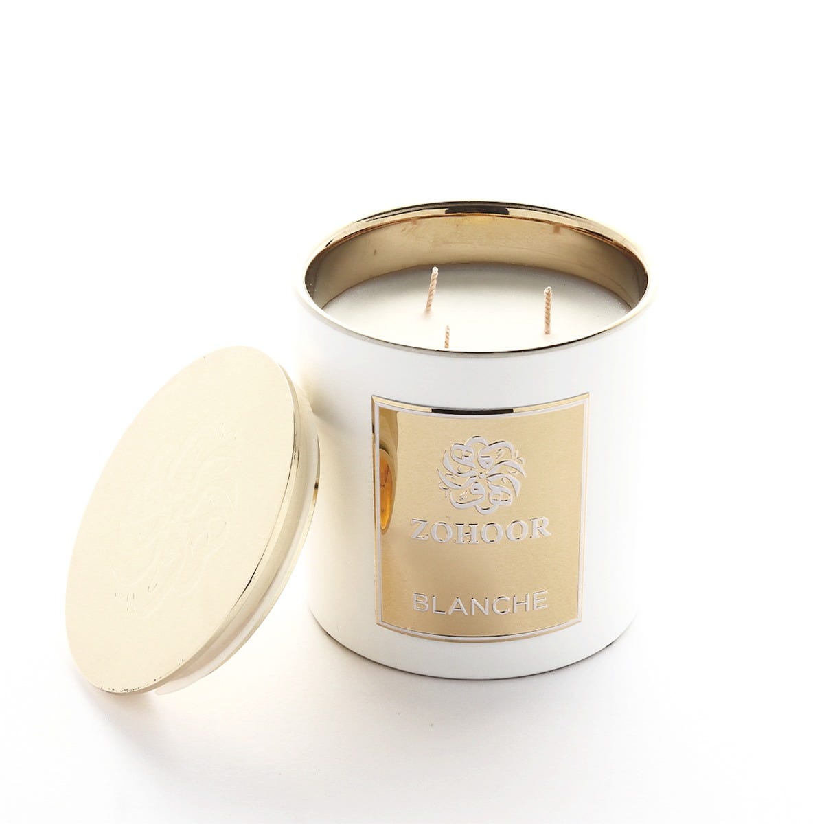 شمعة معطره - رائحه المسك - Zohoor alreef SA