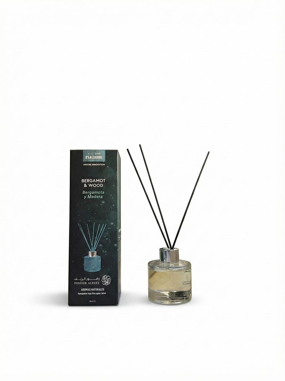 ناشر أعواد عطري ميكادو برائحة البرغموت والأخشاب – 90 مل - Zohoor alreef SA
