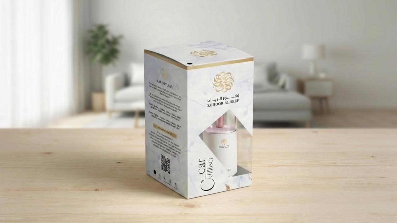 فواحة سيارة كهربائية لون ابيض - Zohoor alreef SA